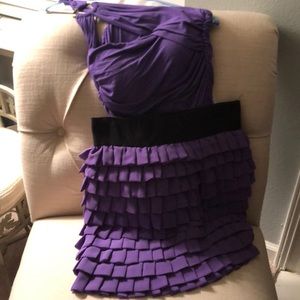 Bebe skirt and top set